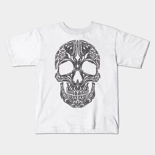 Skull Rhinestone Style Kids T-Shirt